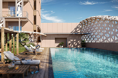 Poolside Deck