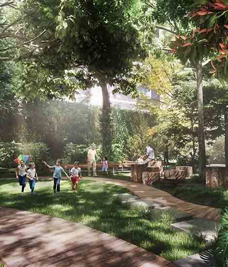 Green Garden Walkway
